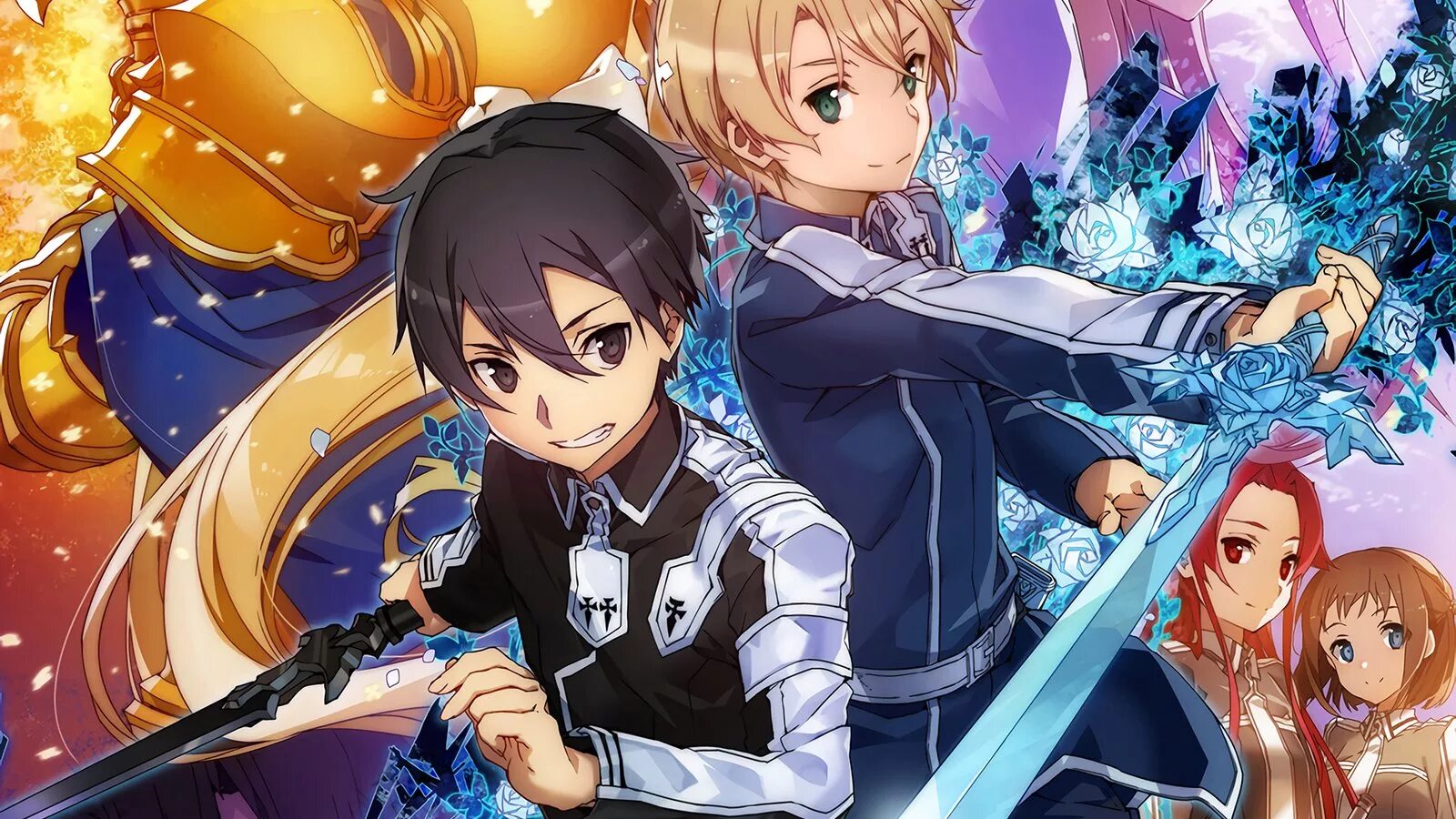 Кирито порядковый ранг. Гарем кирито. Sao кирито и асуна. Асуна юки алисизация. Мастера меча 6.