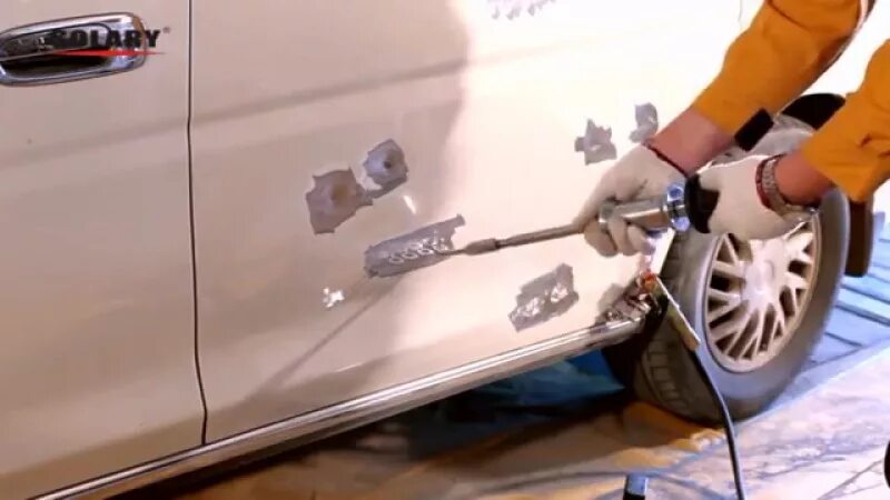 Работа споттером. Рихтовка споттером. Работа споттером. Рихтовка кузова споттером. Споттер для кузовного ремонта своими.