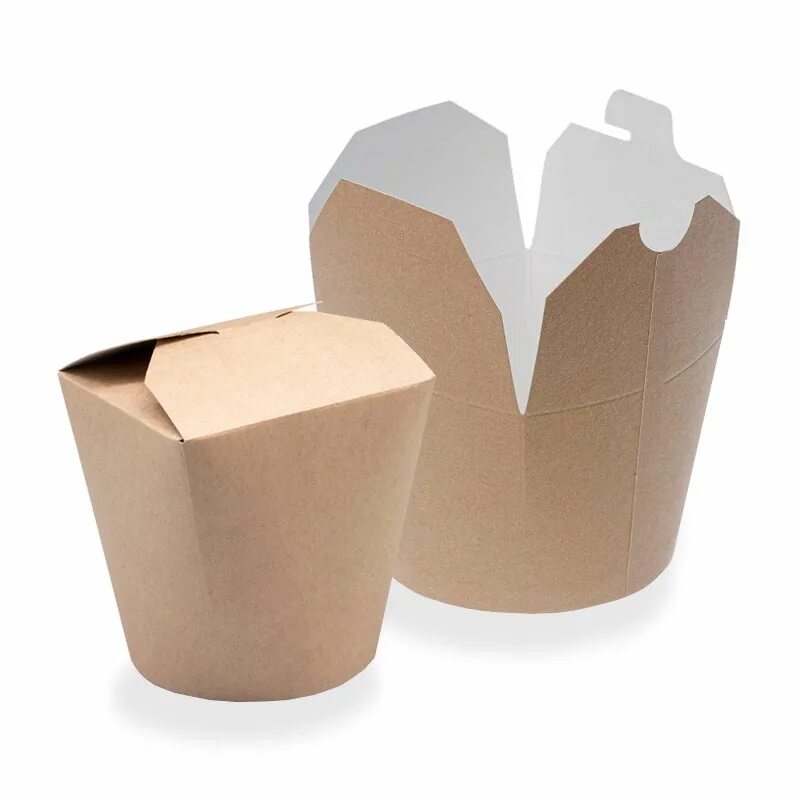 Еда на вынос. Еда в упаковке. Картонные контейнеры для еды. Бумажные контейнеры. Коробка крафт с прозрачной крышкой.