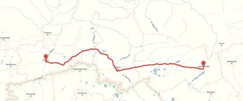 Кемерово екатеринбург расстояние