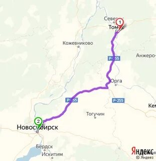 Томск анжеро судженск расстояние