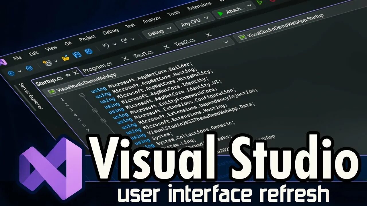 Visual video. Visual studio игра. flutter интерфейс. install visual studio code manjaro. vs code theme 2025.