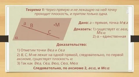 Аксиомы а1 а3