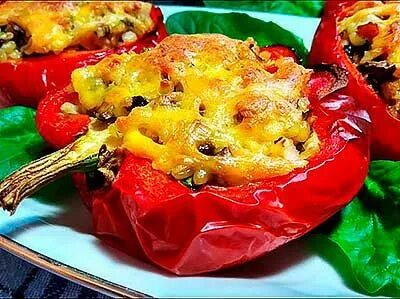 Перец болгарский фаршированный мясом в духовке рецепт