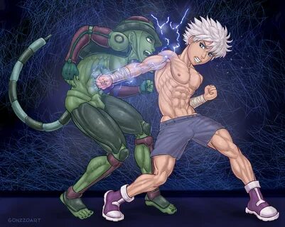 GonZZoArt on Twitter: "Killua vs Meruem (Hunter x Hunter). 