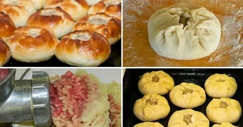 Мясо с дрожжевым тестом в духовке