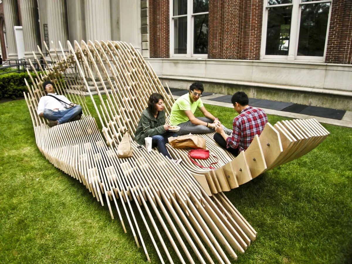 Творческое нестандартное решение. Необычные скамейки. Дизайнерские решения для дачи. Необычная мебель для дачи. Интересные идеи для дачи.