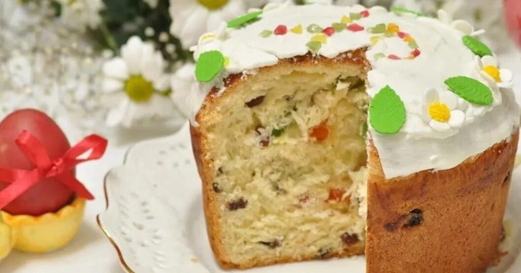 Кулич с цедрой апельсина и изюмом. Кулич с цукатами. пасха с изюмом и цедрой.