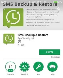 Sms backup restore