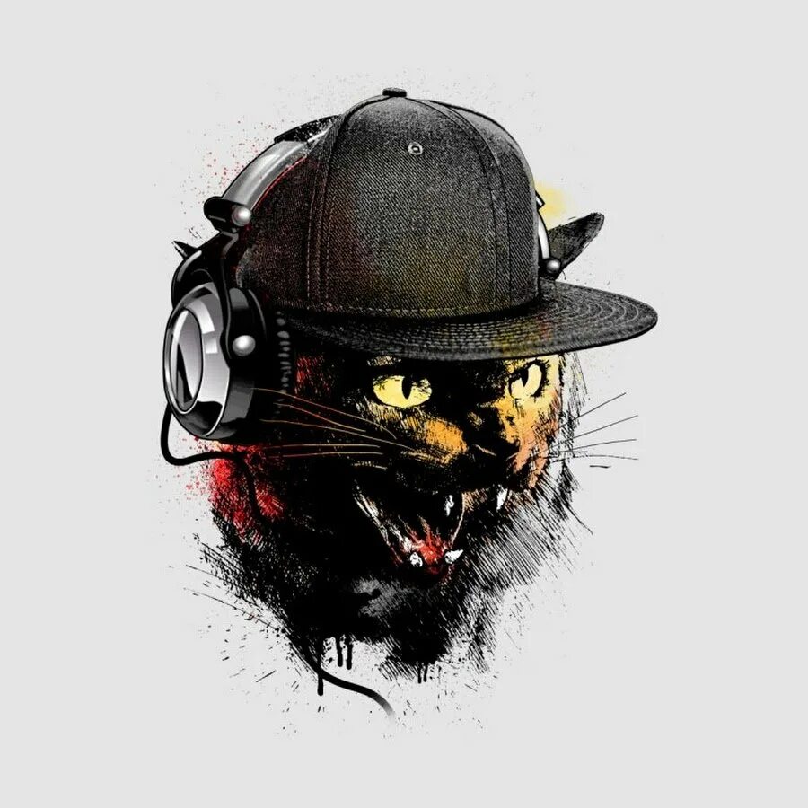 Кот репер. Кот в бейсболке. кот в каске арт. черный кот в кепке. кот в кепке арт.