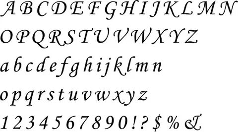 Monotype font
