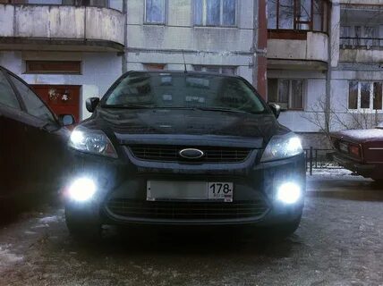 Лампочки в туманки форд фокус 2