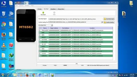 Download SP Flash Tool v5.1524.00.000 - Android Sofware