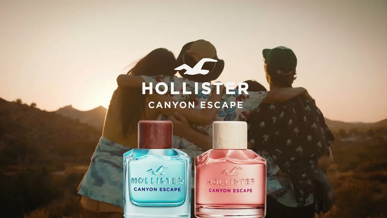 Hollister отзывы. Холлистер каньон Парфюм. Hollister Canyon Escape man EDT 100 ml. Hollister Canyon Escape woman EDP 50 ml. Hollister Canyon Escape man EDT 50 ml.