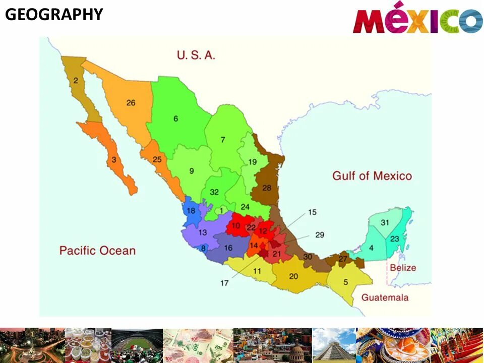Штаты мексики. Районы Мексики. Регионы Мексики. Мексика с районами на карте.