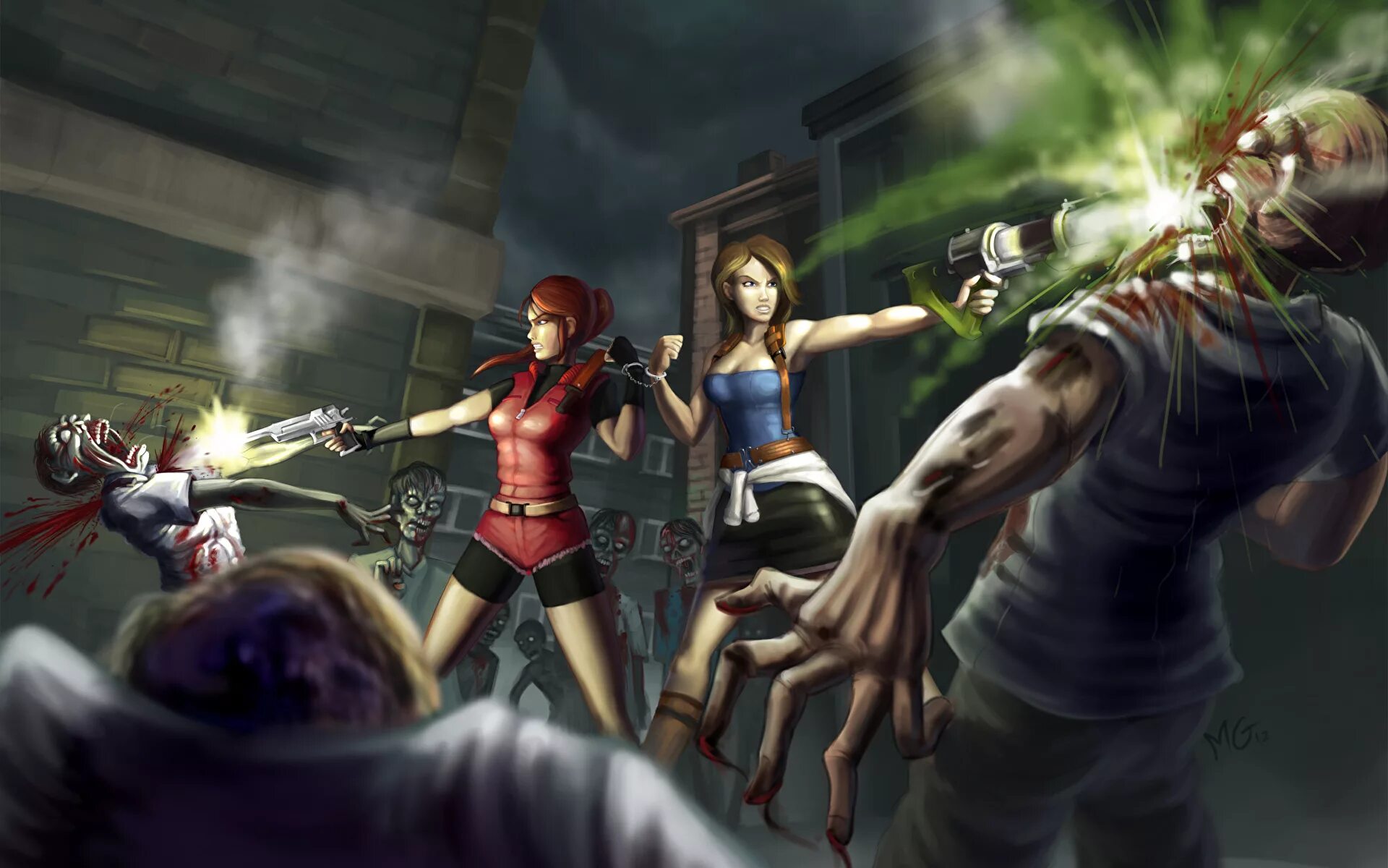 Girl vs zombies