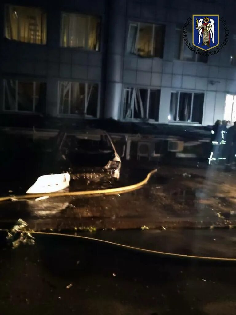 Падение ракеты в киеве