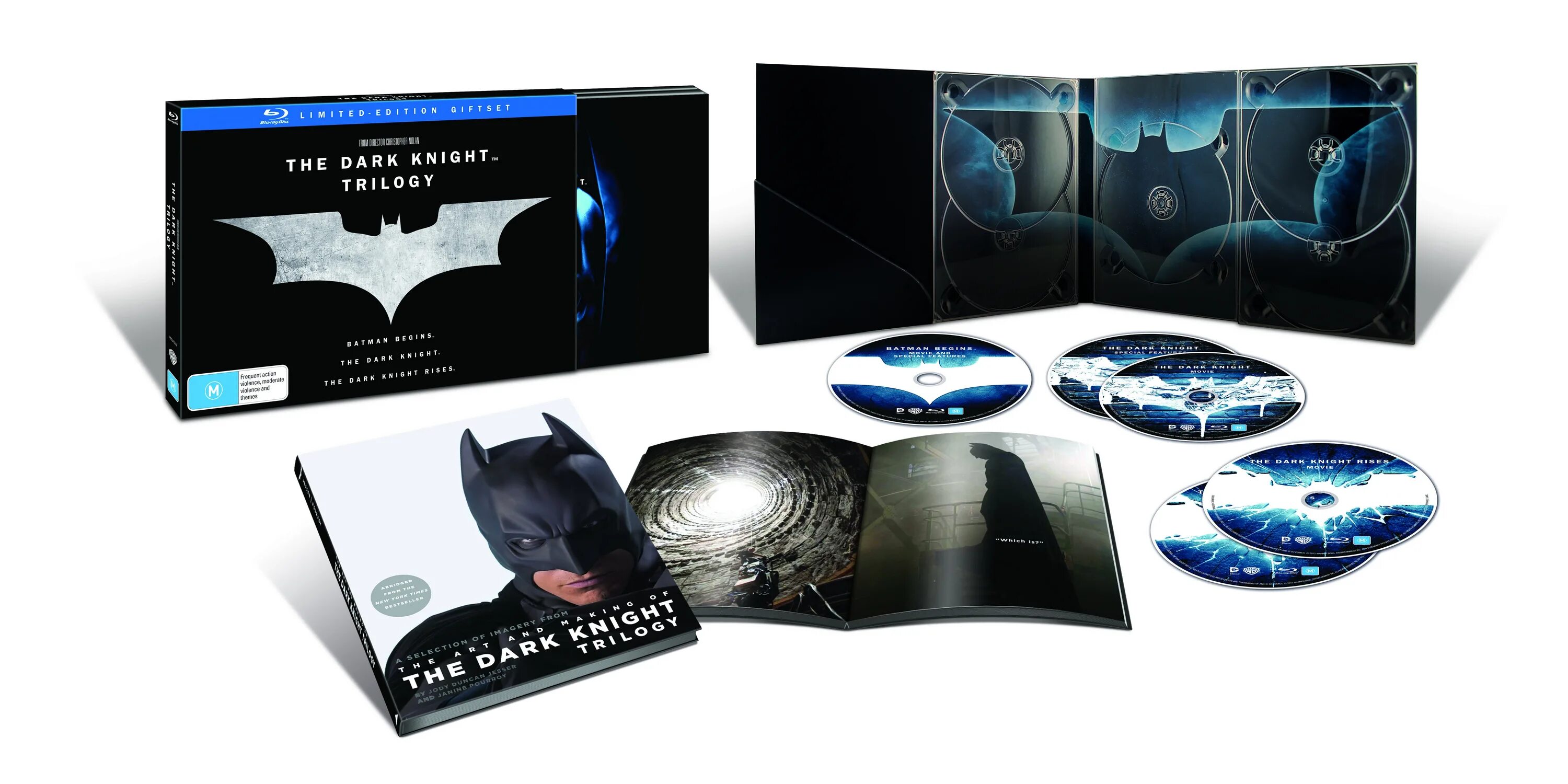 Dark limited. The Dark Knight Trilogy. Бэтмен коллекционное издание трилогия. Темный рыцарь трилогия Blu ray. Trilogy (Limited Edition).