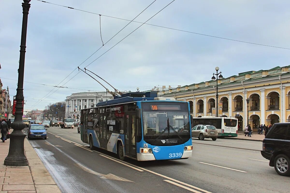 Сколько троллейбусных