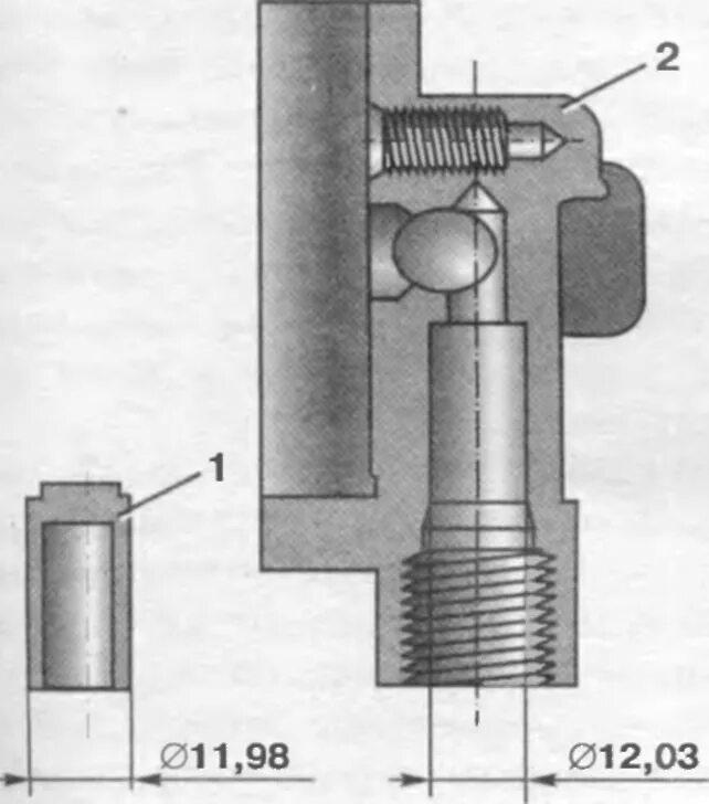 Клапан масляный ваз. Втулка направляющая гбц 2112. Клапан масляный ваз. Противодренажный клапан гбц ваз 2112 16. Клапан масляный ваз.