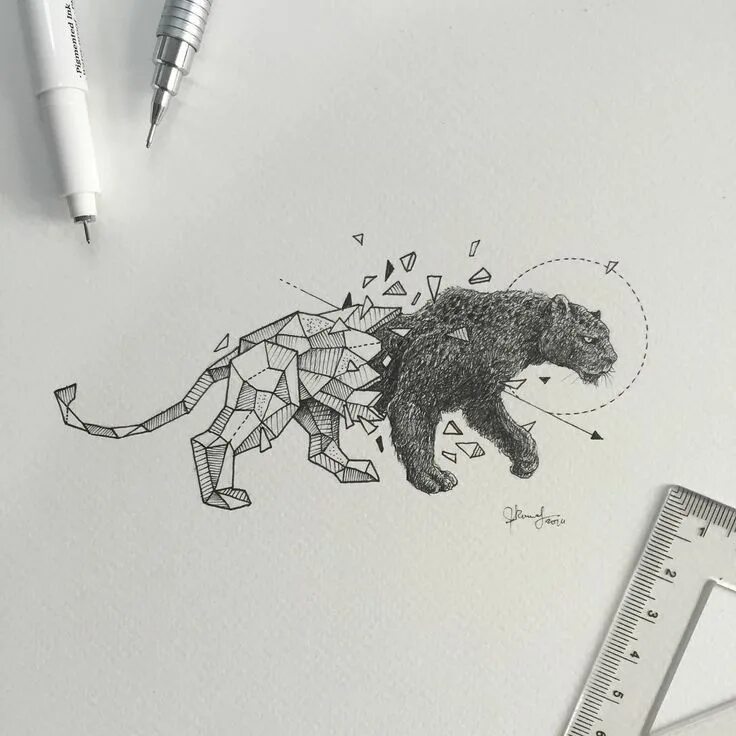 Картинки животных ручкой Instagram video by Kerby Rosanes * Jun 16, 2016 at 7:21am UTC Geometric animal t