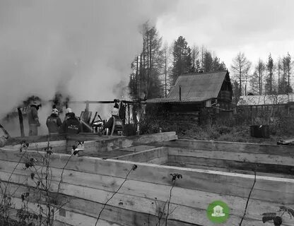 Пожар в саду