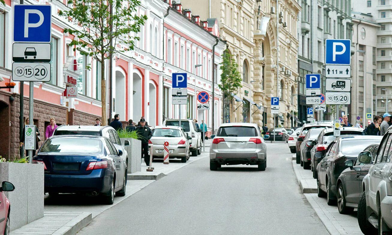 Бесплатные парковки в центре