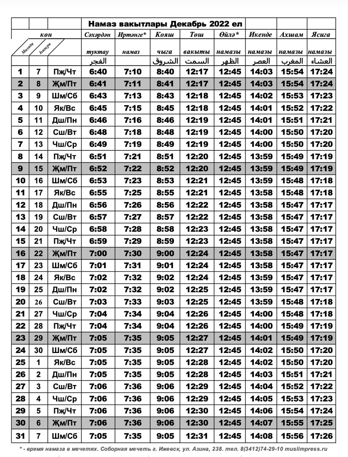 Время намаза декабрь 2022. Расписание намазов на декабрь 2023. Время всех намазов картинка. Время намаза в карабулаке ингушетия