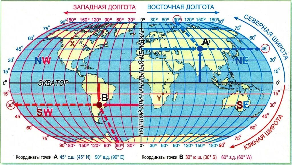 20 с ш 45 в д