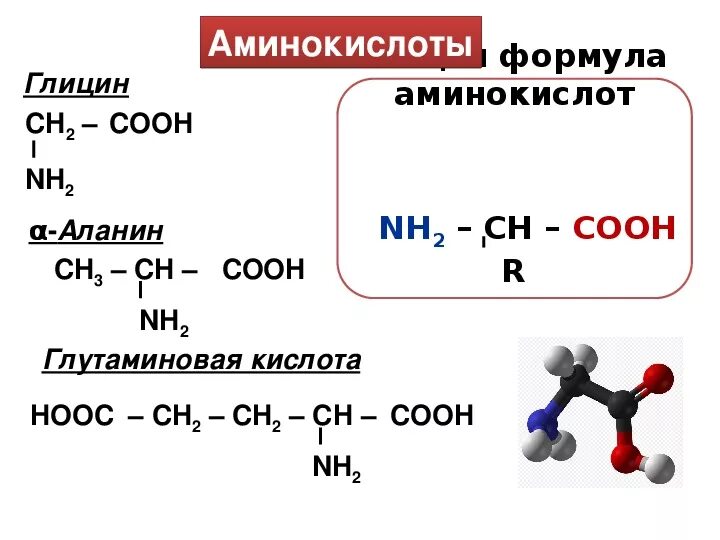 Уравнение глицина