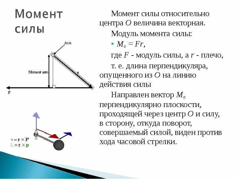 Как найти плечо формула. Как определить направление плеча силы. Модуль момента силы f рычаг. Моменты силы. Момент силы относительно центра.