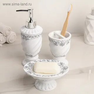 Наборы для ванной комнаты мыльница стакан
