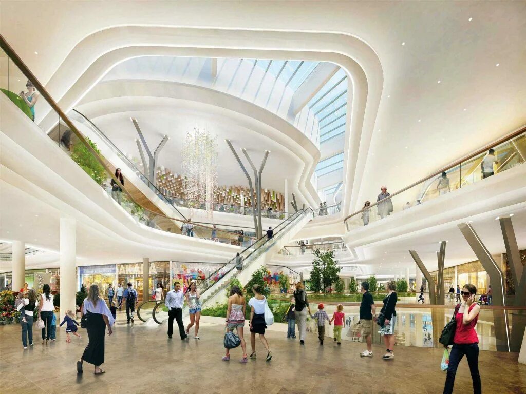 Будет выглядеть как новая. Как будет выглядеть торговый центр в 4000 году.