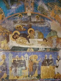 Фрески мирожского монастыря псков