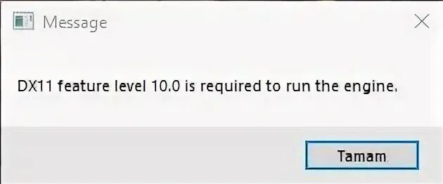 Dx11 feature level 10.0. Dx11 required.