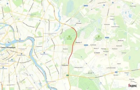 Петербургское шоссе перекрытие