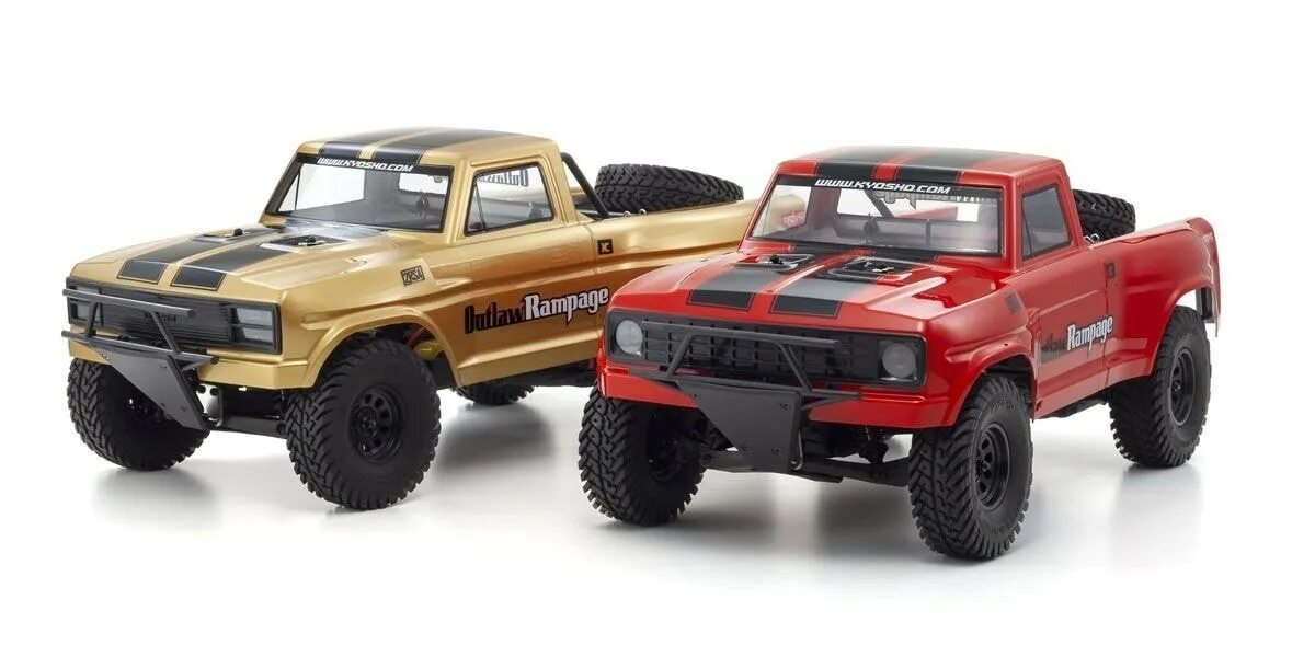 Rc update. Kyosho Outlaw Rampage. Kyosho Outlaw Rampage Pro 1/10. Трофи трак Нива. Трофи трак из Нивы.