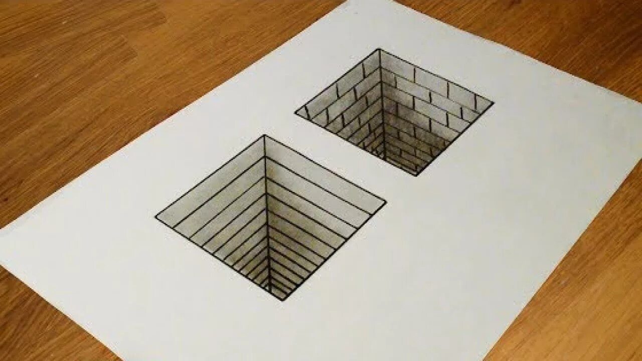 3д на бумаге поэтапно. 3д рисунки. Объемные рисунки. 3д рисунки простым карандашом. Нарисовать иллюзию.