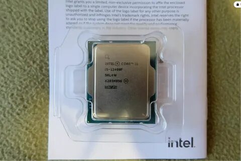 Intel i3 12100f intel i5 12400f