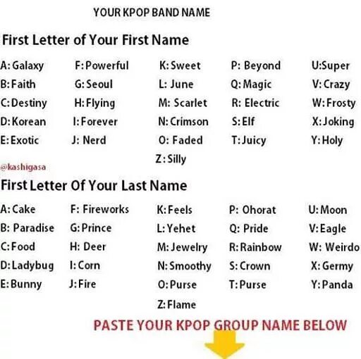 Group name. Group name. Nicknames for group. Group name. Names for teams.