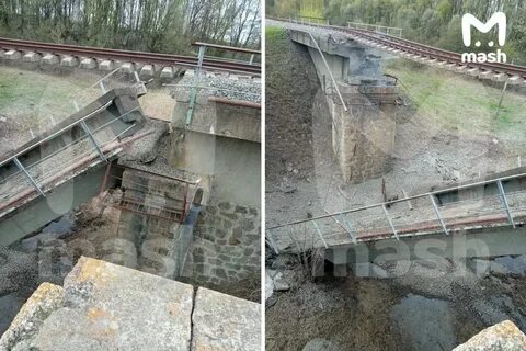 Разрушение моста в подольске