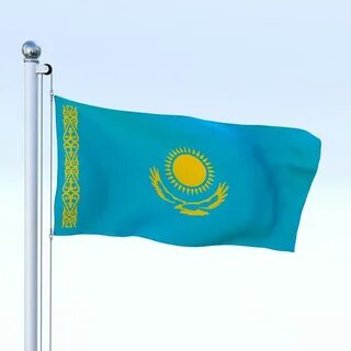 Флаг белого казахстан