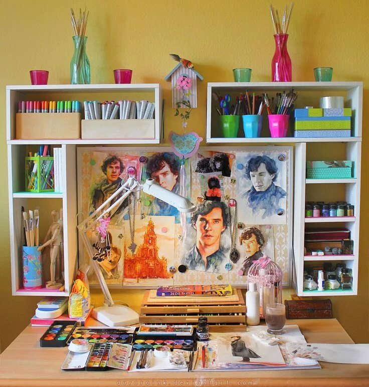 9 Kids Art Space and Storage Ideas Kids art space, Kids room art, Art room
