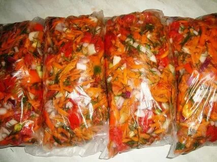 Заготовки заморозки овощей