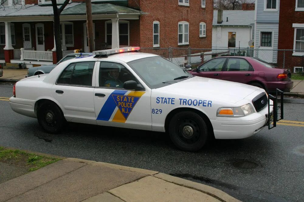 Полиция Нью джерси. State Trooper Ford Crown. State cars