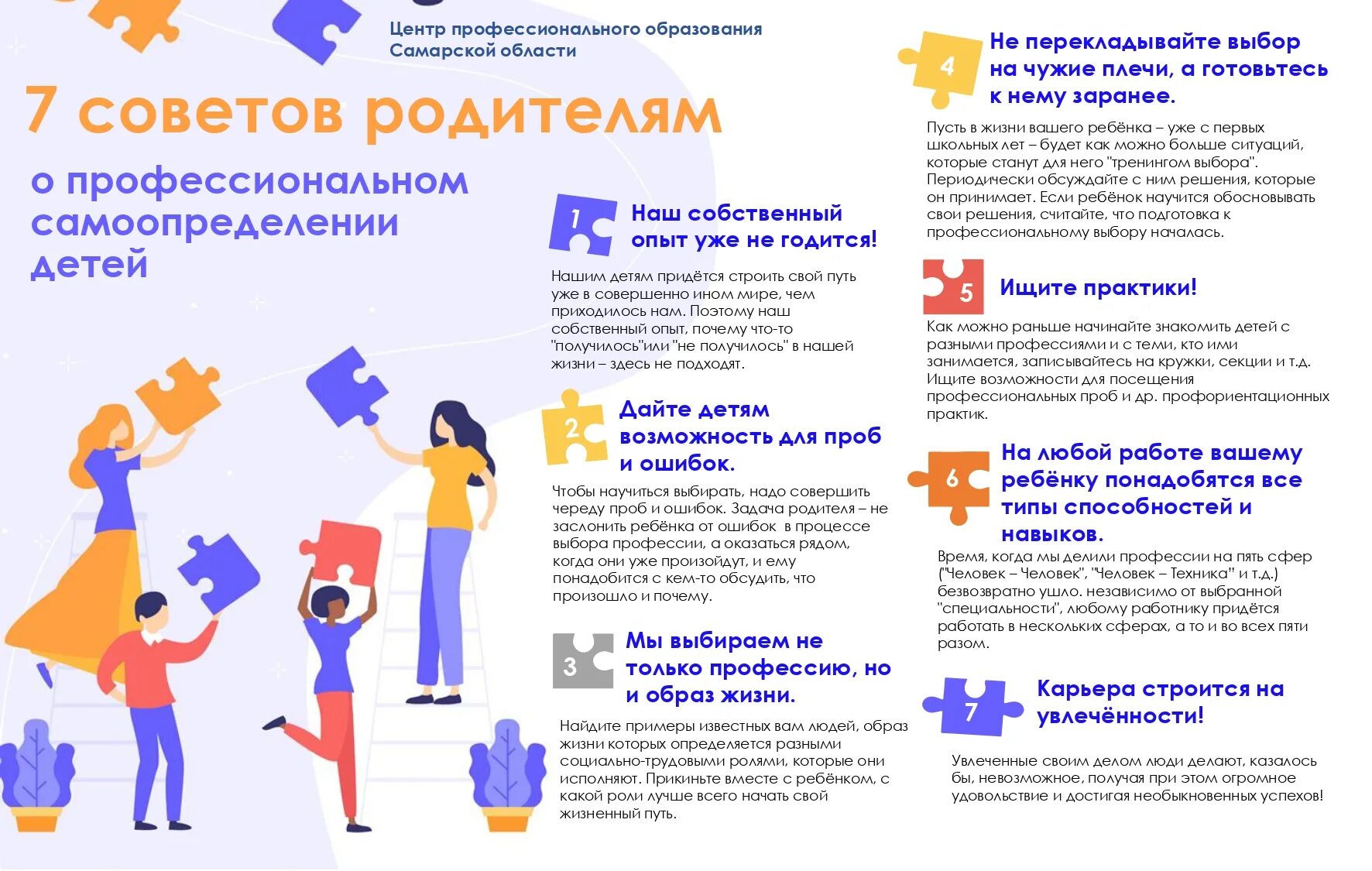 Профориентация 08.02 2025. 7 советов родителям о профессиональном самоопределении детей. памятки по профориентации для школьников. памятка для родителей по выбору профессии. профориентация советы психолога.