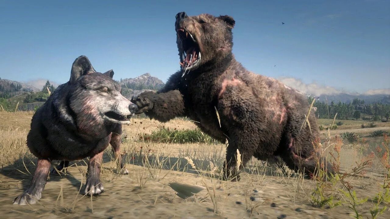 Legendary animal. Животные в ред дед редемпшн 2. Red Dead Redemption 2 волк животные.