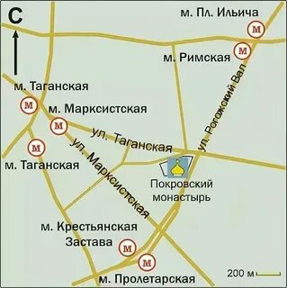 Таганская матрона московская как добраться от метро
