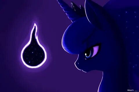 Luna and the Tantabus, My Little Pony, Princess Luna, Арт, Tantabus.