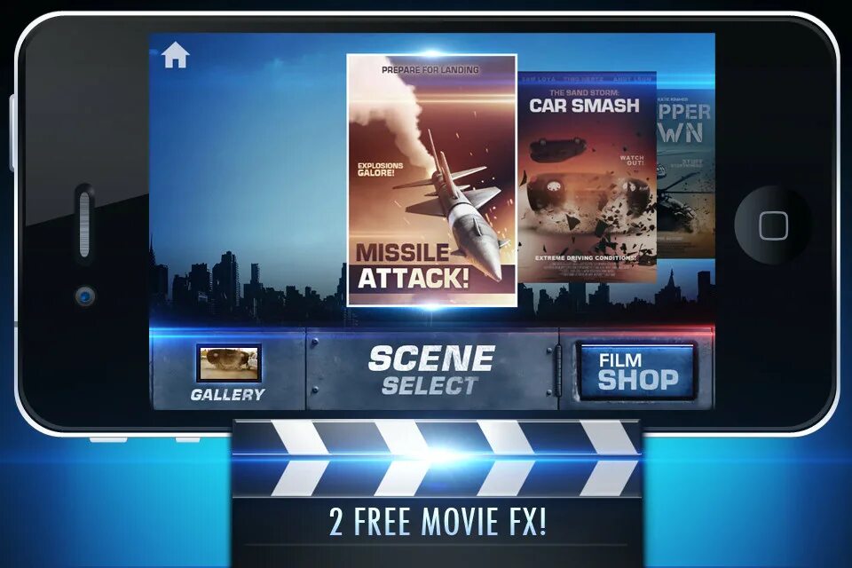 Action movie FX. Smash cars. Action movie FX Robot. Scene select. Select scenes